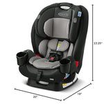 Graco TriRide 3-in-1 Convertible Car Seat - Highback Booster, Forward & Rear Facing modes, Suitable from Newborn to Preschooler, Perfect for Long Journeys in Redmond Color