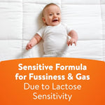 Similac 360 Total Care Sensitive Infant Formula for Fussiness & Gas Due to Lactose Sensitivity, Has 5 HMO Prebiotics, Non-GMO, Baby Formula Powder, 20.1-oz Tub