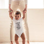 CBTwear If I Refuse To Nap Is That Resisting Baby Bodysuit Adorable Boy Girl Romper Clothing (6 Months, Heather Grey)