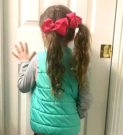 CÉLLOT 40 PCS 4.5 Inch Hair Bows for Girls Grosgrain Ribbon Boutique Hair Bow Alligator Clips Hair Accessories for Baby Girls Toddlers Kids in Pairs