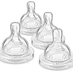 Philips AVENT Anti-Colic Baby Bottle Flow 2 Nipple, 4pk, SCY762/04