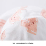 pureborn Baby Girl's Sun Hat Infant Girls Soft Cotton Bucket Hat Wide Brim Sun Protection Cap 3-6 Months