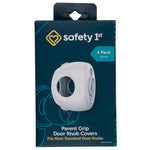 Safety 1st Parent Grip Door Knob Covers, White, One Size,4 Count (Pack of 1) (HS3260600), Packaging may vary