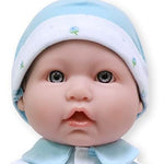 JC Toys, La Baby 16-inch Blue Washable Soft Body Boy Baby Doll with Accessories - For Children 12 Months and older, Designed by Berenguer