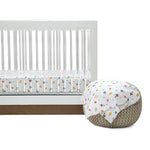 Delta Children 100% Cotton Flannel Baby Receiving Blankets for Girls and Boys – 30x30 Inches (Pack of 2), Space Exploration