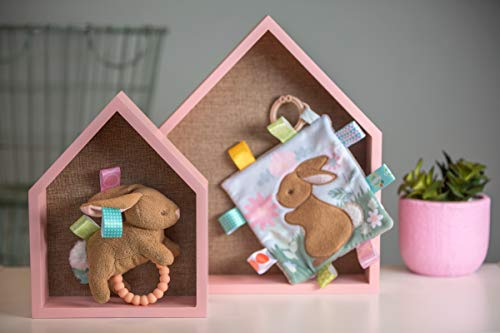 Taggies Teether Baby Rattle, 6", Harmony Bunny