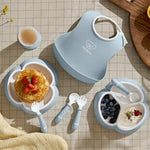 BabyBjörn Dinnerware Set, 8 pcs, Powder Blue