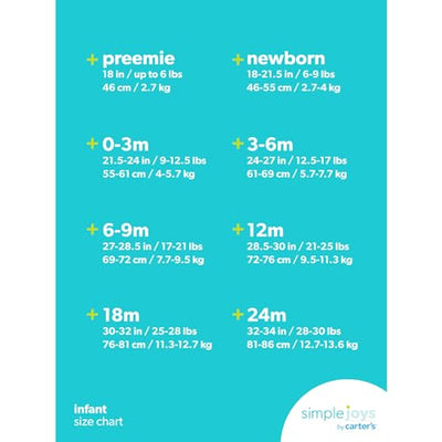 Simple Joys by Carter's Baby Boys' 4-Pack Cotton Pants
