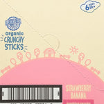 Earth's Best Organic Baby Food, Dissolvable Teething Snack for Babies 6 Months and Older, Strawberry Banana Crunchy Sticks, .56 oz Pack (Pack of 5)