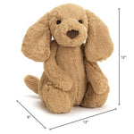 Jellycat If I were a Dog Board Book and Bashful Toffee Puppy Stuffed Animal