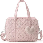 Baby Diaper Bag Tote, Mommy Bag Cute Small Diaper Bags Travel Crossbody Baby Bags Floral Diaper Purse Organizer