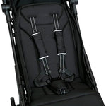 Jeep Altitude Compact Travel Stroller by Delta Children Greenguard Gold, Easy One Hand Fold, Lightweight, Extendable Canopy with Peek-a-Boo Window, Reclining Seat, 4 Wheel Suspension, Black