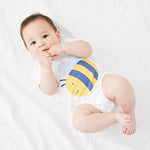 pureborn 2-Pack Unisex Baby Bodysuits Twins Short Sleeve Cotton Bodysuit for Infant Boys Girls 0-3 Months Honey Bee