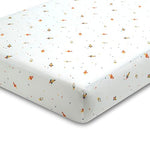 Delta Children Fitted Crib Sheets for Girls and Boys - Crib Sheet for Standard Crib and Toddler Mattresses - 28x52 Inch (Pack of 3), Space Exploration