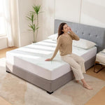 Flippeddream Cooling Queen Mattress Protector-100% Waterproof & Noiseless Rayon Fiber Mattress Cover (60" x 80") Size Bed Soft, Breathable, Guards Against Spills Matterss Pad - Pockets Up to 21″