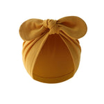 QandSweat 0-24 Months Newborn Girls' Hats Cotton Cap Infant Hat Baby Shower (Rabbit Ear 9Pack)