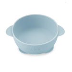 PandaEar 3 Pack Baby Suction Bowls with Lids| Leak-Proof Stay Put Silicone Food Bowl for Babies Kids Toddlers Infants| Food Grade Soft Safe BPA-Free Silicone (Blue Brown Tan)