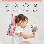 JunNeng Toddler Baby Head Protection Cushion Backpack Wear,Pink Butterfly