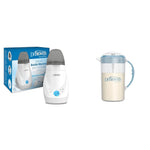 Dr. Brown's bottle warmer and sterilizer with packaging on a white background