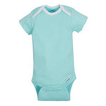 Gerber Unisex Baby 5-Pack Short Sleeve Variety Onesies Bodysuits Clouds 0-3 Months