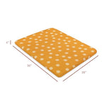 Babyletto 100% Organic Cotton All-Stages Midi Crib Sheet, GOTS-Certified, Fitted 360°, Ultra-Soft and Breathable Muslin - Golden Hour