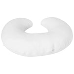Aullar Nursing Pillow and Positioner with Cover for Breastfeeding and Bottle Feeding, Propping Baby, Tummy Time, Baby Sitting Support, Awake-Time Support (Pillow Only, 22" x 17.7" x 5.9")