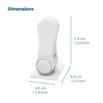 Inaya Child Proof Door Lever Lock, Baby Proofing Door Handle Lock, Minimalist Design, 3M Adhesive & No DrillingNeed, Child Safety Door Handle Locks (2 Pack)
