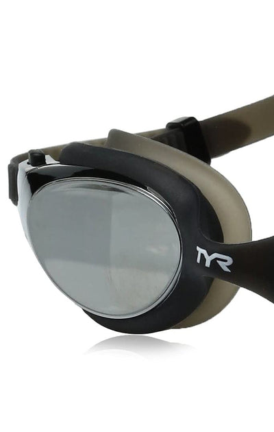 TYR Adult Vesi Mirrored and Non-Mirrored Swimming Goggles with Wide Peripheral Range, Anti Fog, No Leak, and Quick Adjust