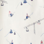 little planet by carter's Boy 2-pack Long Sleeve Bodysuits made with Organic Cotton, Snowy Slopes, Enchanted Navy, 6M