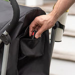 Summer Infant 3Dlite ST Convenience Stroller, Black & Gray - Lightweight Stroller with Steel Frame, Large Seat Area, Multi-Position Recline, Storage Basket - for Travel and More