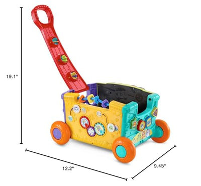 VTech Sort and Discover Activity Wagon for Toddlers, Red
