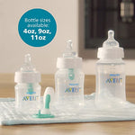 Philips Avent Anti-Colic Baby Bottles, 11oz, 4pk, Clear, SCY106/04