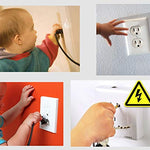 Vmaisi 62 Pieces Outlet Covers ChildProof Plug Protector - Baby Proofing Electrical Safety Outlet Plugs