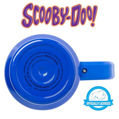 Silver Buffalo Scooby Doo Where Are You The Mystery Machine Stainless Steel Tumbler with Handle and Straw, Fits in Standard Cup Holder, 40 Ounces