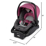 Safety 1ˢᵗ® onBoard™ Insta-Latch™ DLX Infant Car Seat with Base, Baby Car Seat for 4-30 lbs., Rear Facing Car Seat, Beach Rose