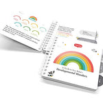 Tiny Love Baby Tummy Time Play Mat, Gymini Deluxe Baby Play Mats for Floor, Magical Tales Black & White Activity Gym