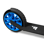 Radio Flyer Kickstart Max, Lightweight and Foldable Two-Wheel Kick Scooter Ages 8+, 220 lb Max, Large Wheels and Front Suspension for Smooth Ride
