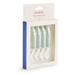 BabyBjörn Baby Spoon and Fork, 4 pcs, Powder Green