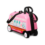 Radio Flyer 3-in-1 Happy Trav’ler Ice Cream Truck, Ride on Toy, Toddler Carry-On Storage, Ages 2-5 Years