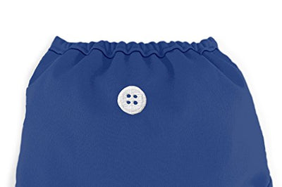 Buttons Cloth Diaper Cover - One Size (Navy)