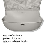 OXO Tot Roll-Up Bib - 2 Pack - Drizzle and Opal