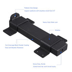 VANROUG 7.5" Heavy Duty Security Slide Latch Lock,with Padlock Hole Adjustable Gate Latch for Wooden Fences Barn Doors, Interior and Outdoor Door Latch,etc.