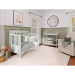 Dream On Me Ashton 4-In-1 Convertible Crib In Grey, Greenguard Gold, JPMA Certified, Non-Toxic Finishes, Features 4 Mattress Height Settings, Made Of Solid Pinewood