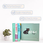 RubyRoo Baby Memory Book - Milestone Keepsake Baby Photo Album - First 5 Years Scrapbook Journal for Baby Boy or Girl - Pregnancy Gift for Baby Shower, Newborn Gender Neutral Record Book - Woodland