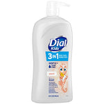 Dial Kids all in one hair, body wash and bubble bath, Tear free and gentle on skin Peach Scent, 32 fl oz