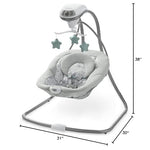 Graco Simple Sway Swing, Ivy
