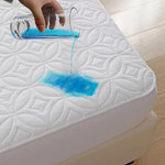 FELTYBED Full Size 54"x75" Waterproof Mattress Protector, Soft Bed Mattress Cover Full, Breathable Mattress Pad Cover with Deep Pocket 6"- 15", Noiseless Washable White