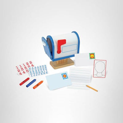 Melissa & Doug My Own Wooden Mailbox Activity Set and Educational Toy