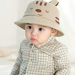 Baby Sun Hat Adjustable,Infant Toddler Summer Outdoors Beach Hat UPF50+,Sun Protection Bucket Hat