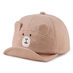 Peecabe Baby Baseball Cap Toddler Infant Boys Girls Sun Hat Breathable Cute Hats for Spring Summer 6M-3T (US, Age, 3 Months, 12 Months, B-Coffee Bear)